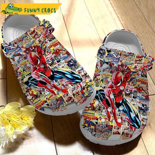 Super Hero Spider Man Crocs Slippers - Discover Comfort And Style Clog ...