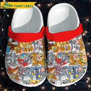 Tom And Jerry Pattern Crocs