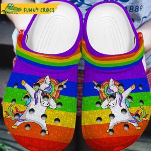 Unicorn Rainbow Limited Edition LGBT Crocs Slippers