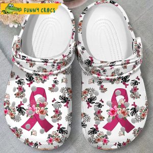 We Wear Pink Breast Cancer Awareness Crocs