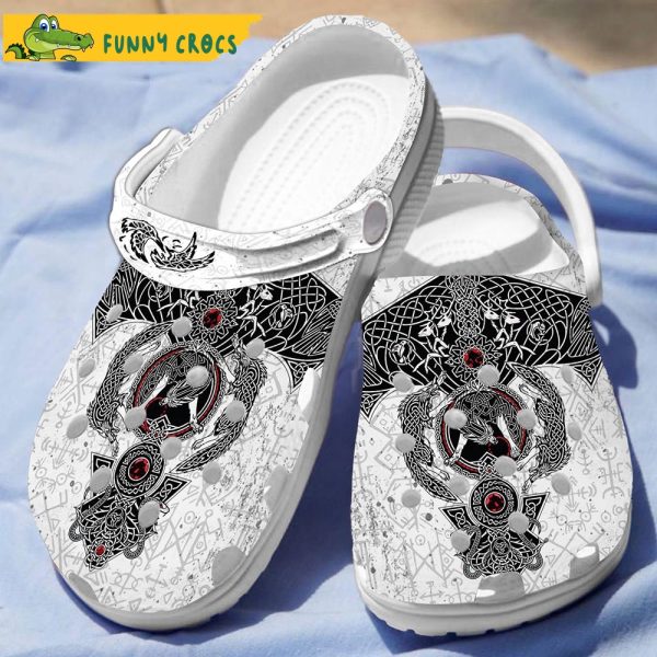 Wolf Tattoo Viking Crocs - Discover Comfort And Style Clog Shoes With ...