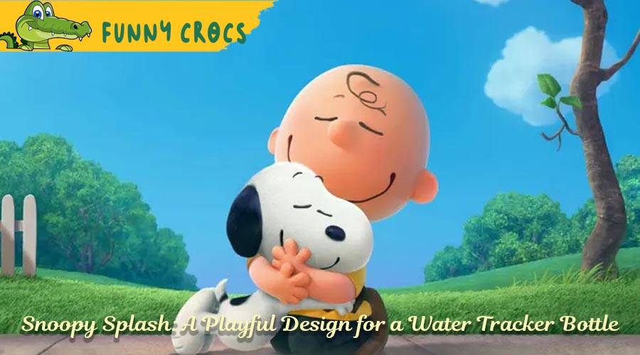 Snoopy Splash: A Playful Design for a Water Tracker Bottle