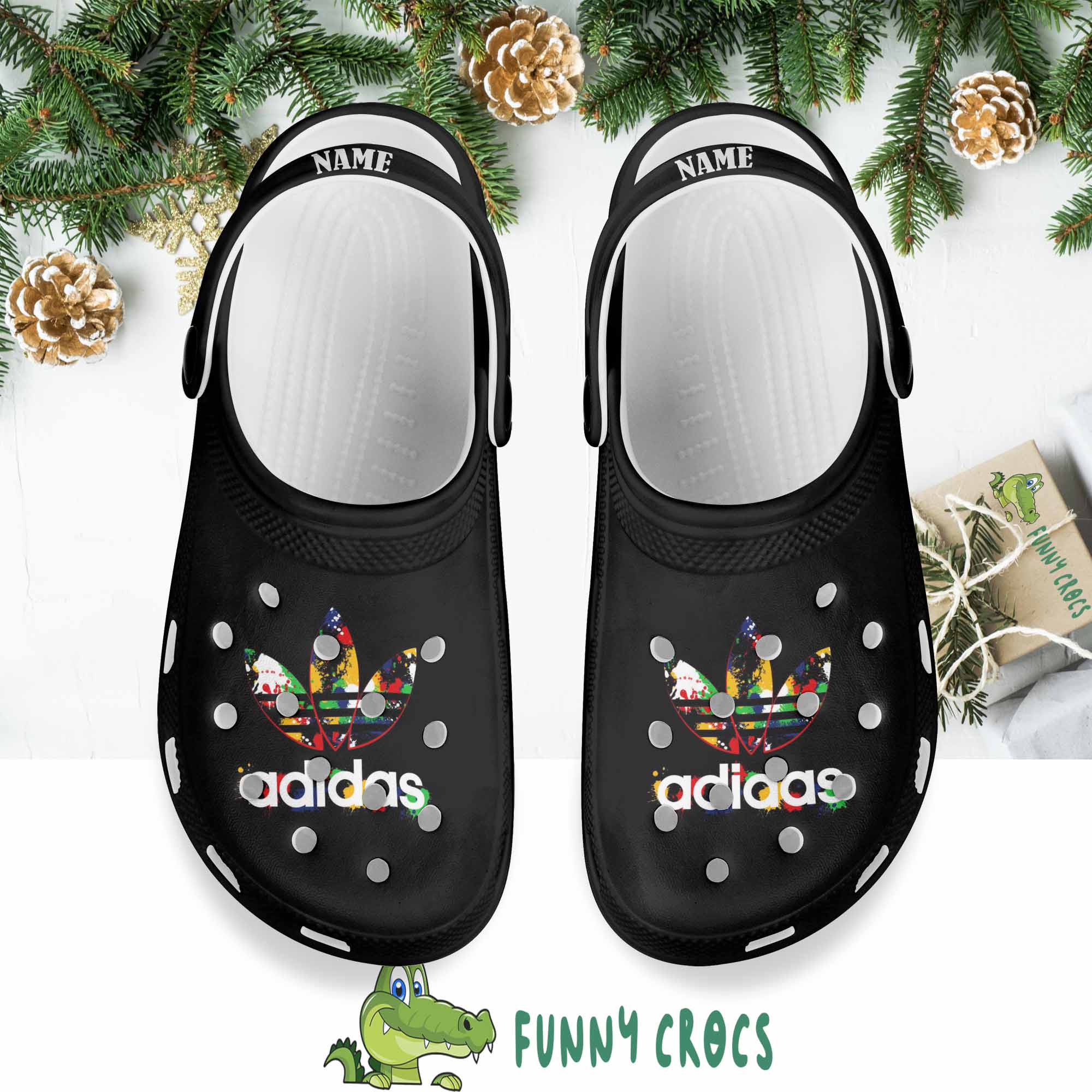 Adidas Crocs Mens - Step into with Funny