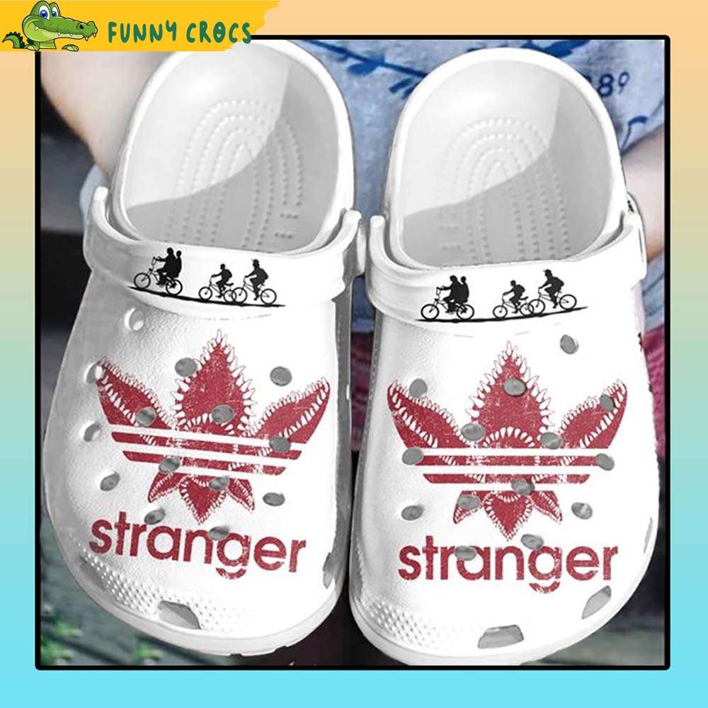 Adidas Stranger Things Crocs Step style with Funny Crocs