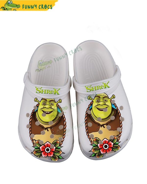 Amazing Shrek Floral Crocs Shoes