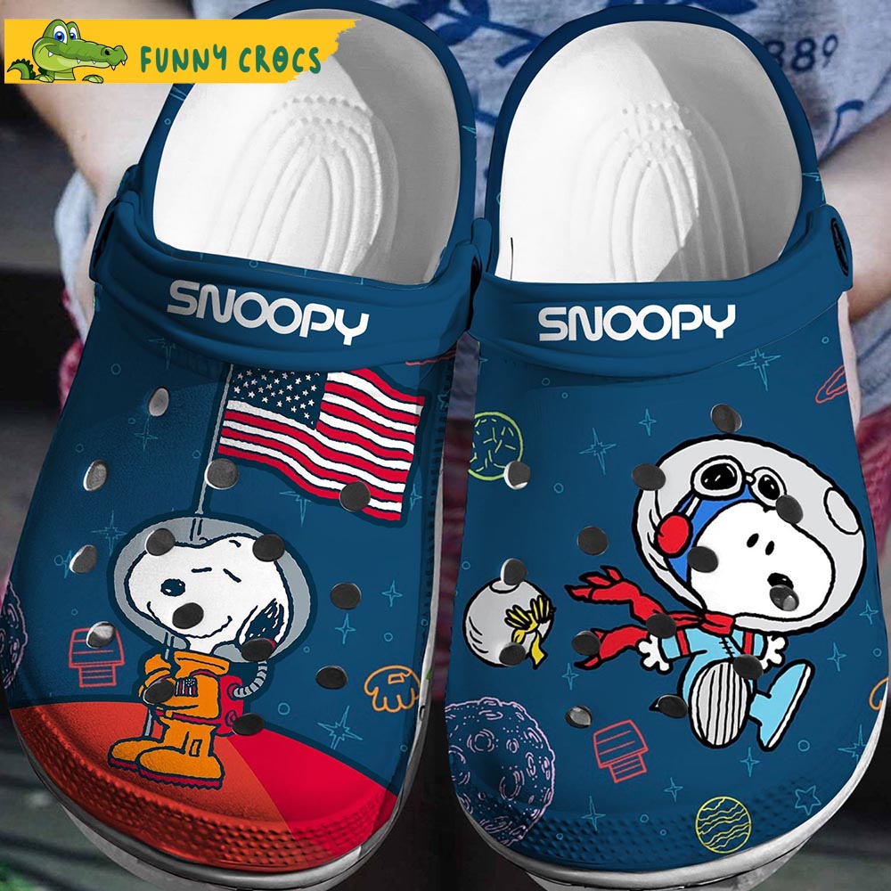 American Astronaut Snoopy Crocs Clog