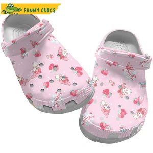 Anime Hello Kitty Pattern Crocs Clog Shoes