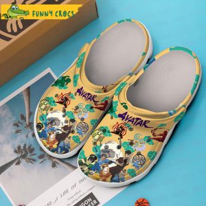 Avatar Airbender Movie Yellow Crocs Clog Shoes 2