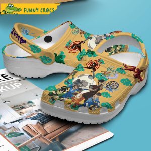 Avatar Airbender Movie Yellow Crocs Clog Shoes 3