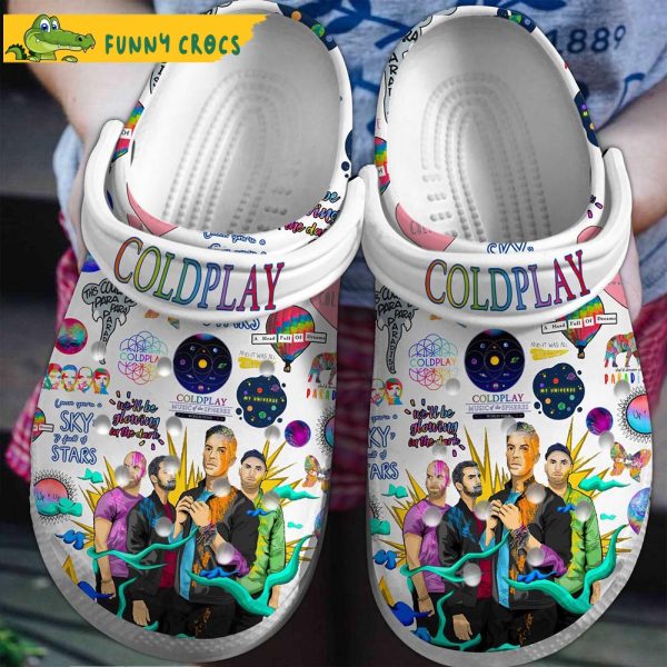 Band ColdPlay Music Crocs Clog Shoes