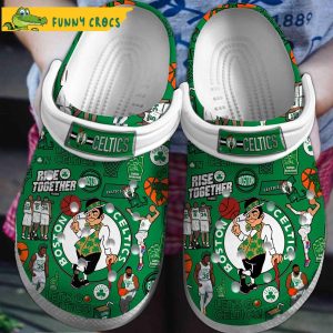 Boston Celtics NBA Green Crocs Clog Shoes