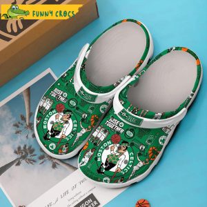 Boston Celtics NBA Green Crocs Clog Shoes 3