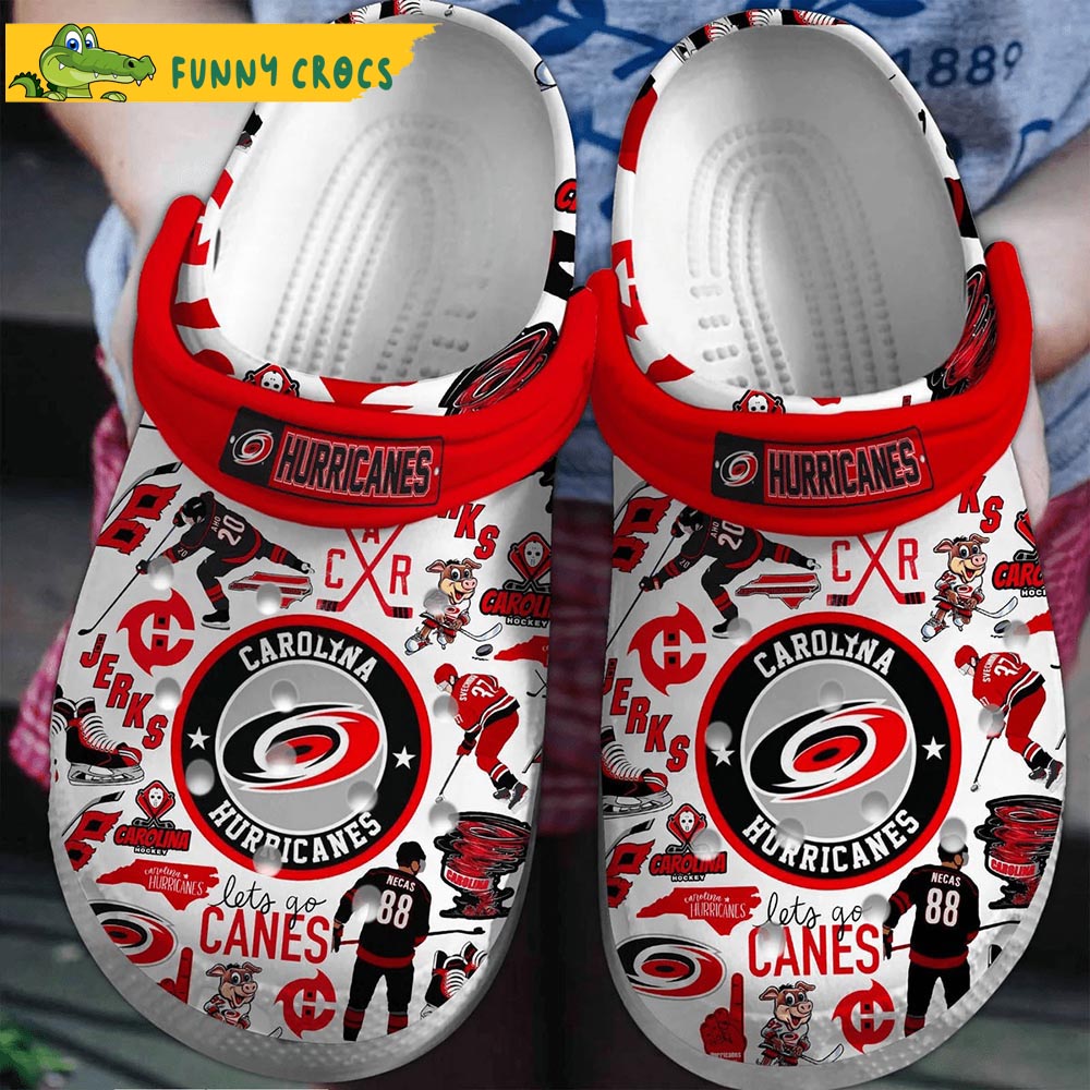 Carolina Hurricanes NHL Crocs Clog Shoes