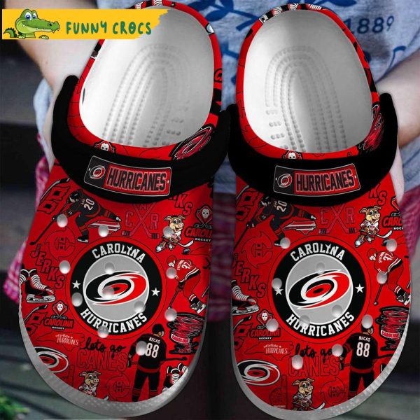 Carolina Hurricanes NHL Red Crocs Clog Shoes