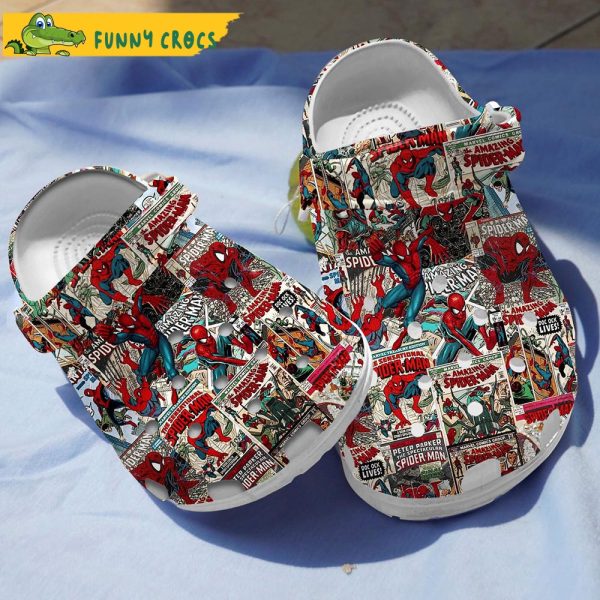 Comic Spider Man Crocs Clogs - Discover Comfort And Style Clog Shoes ...
