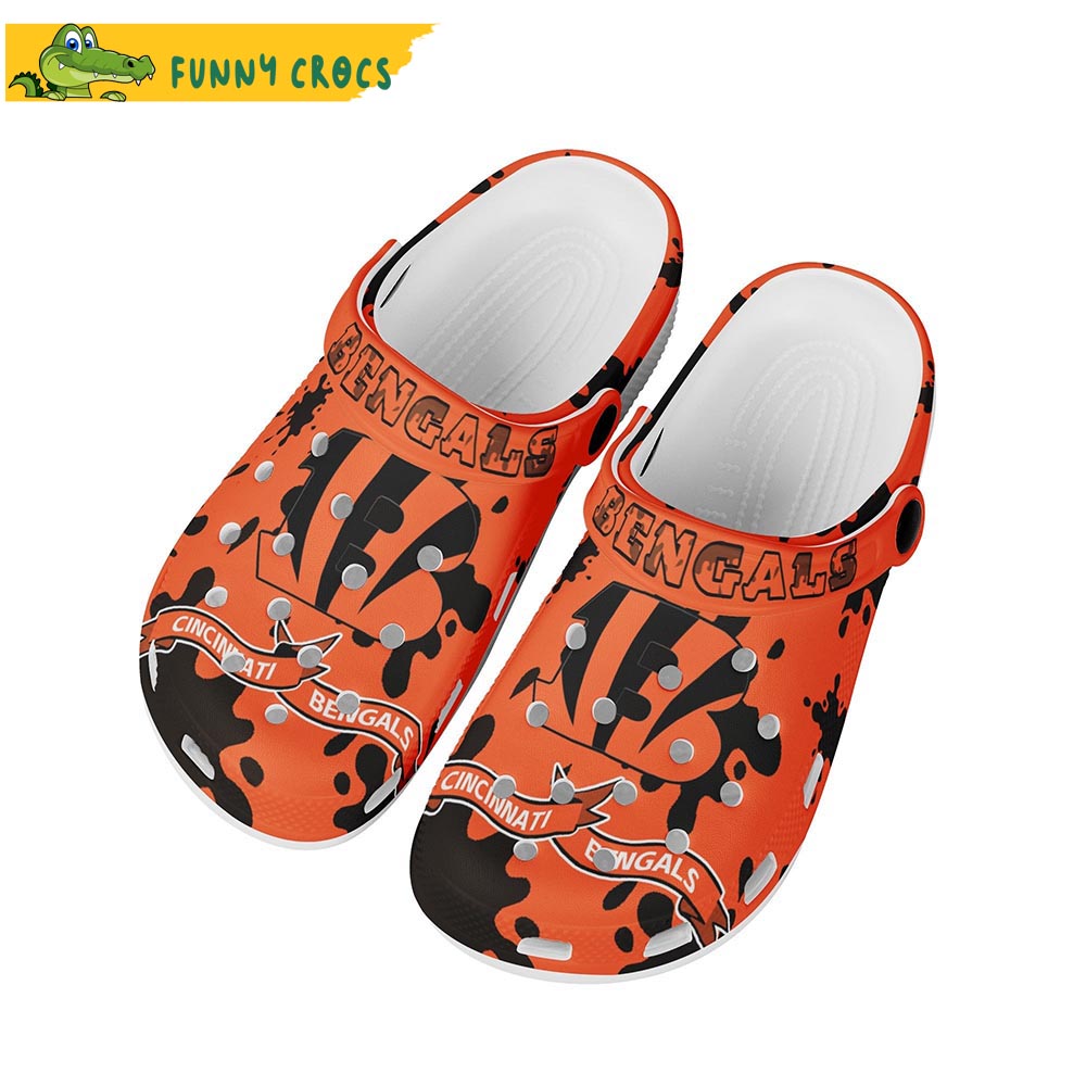 Crocs Mens Bengals Shoes - Discover Comfort And Style Clog Shoes With ...