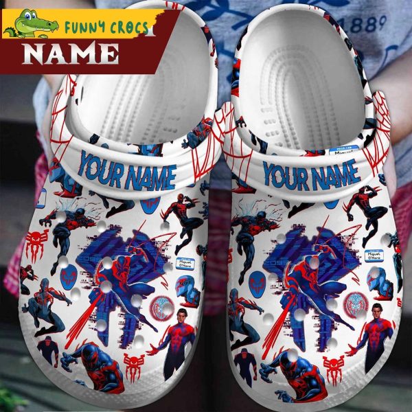 Custom Name Cosmic Spider Man Funny Crocs