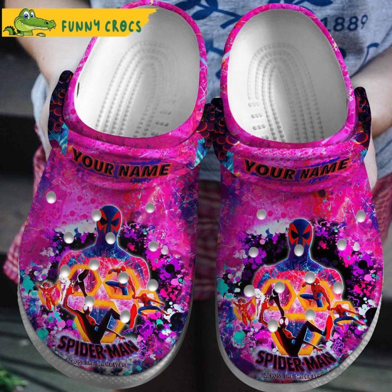 Custom Pink Tie Dye Spider Man Crocs - Discover Comfort And Style Clog