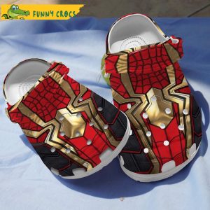 Custom Red Yellow Amor Spider Man Crocs