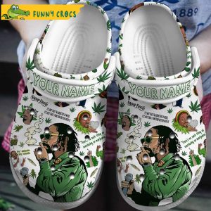 Custom Snoop Dogg Marijuana Cannabis Weed Crocs