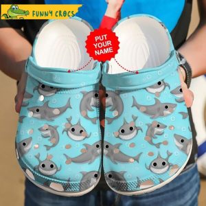Customized Baby Shark Crocs Slippers