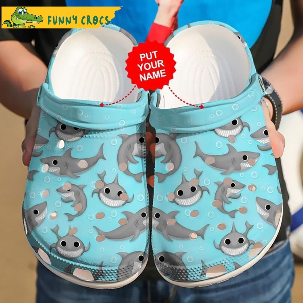 Customized Baby Shark Crocs Slippers - Discover Comfort And Style Clog ...