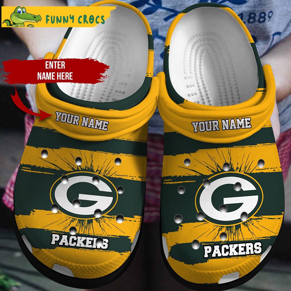 Customized Green Bay Packers Crocs