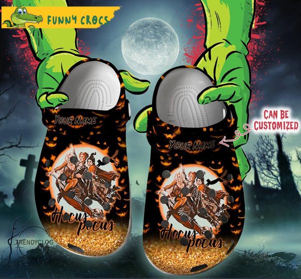Customized Halloween Hocus Pocus Crocs Clog Shoes
