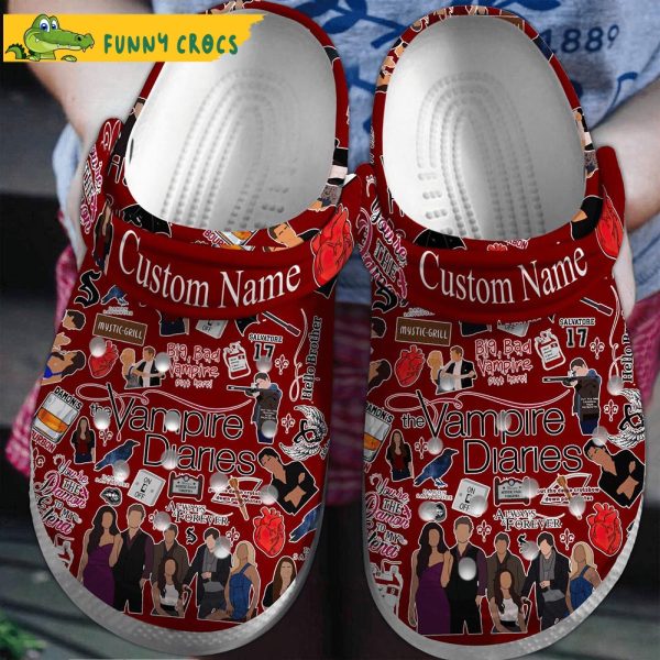 Customized The Vampire Diaries Movie Crocs Clogs