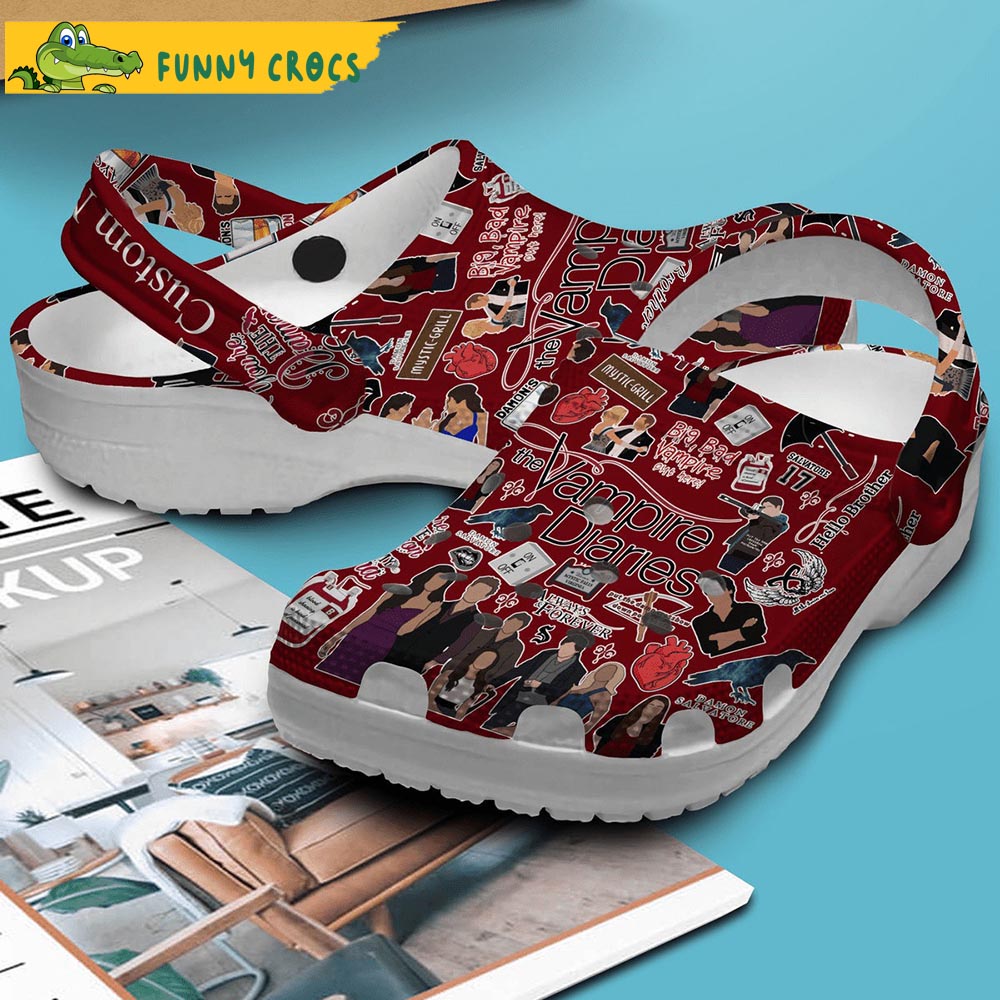 Customized The Vampire Diaries Movie Crocs Clogs - Discover Comfort And ...