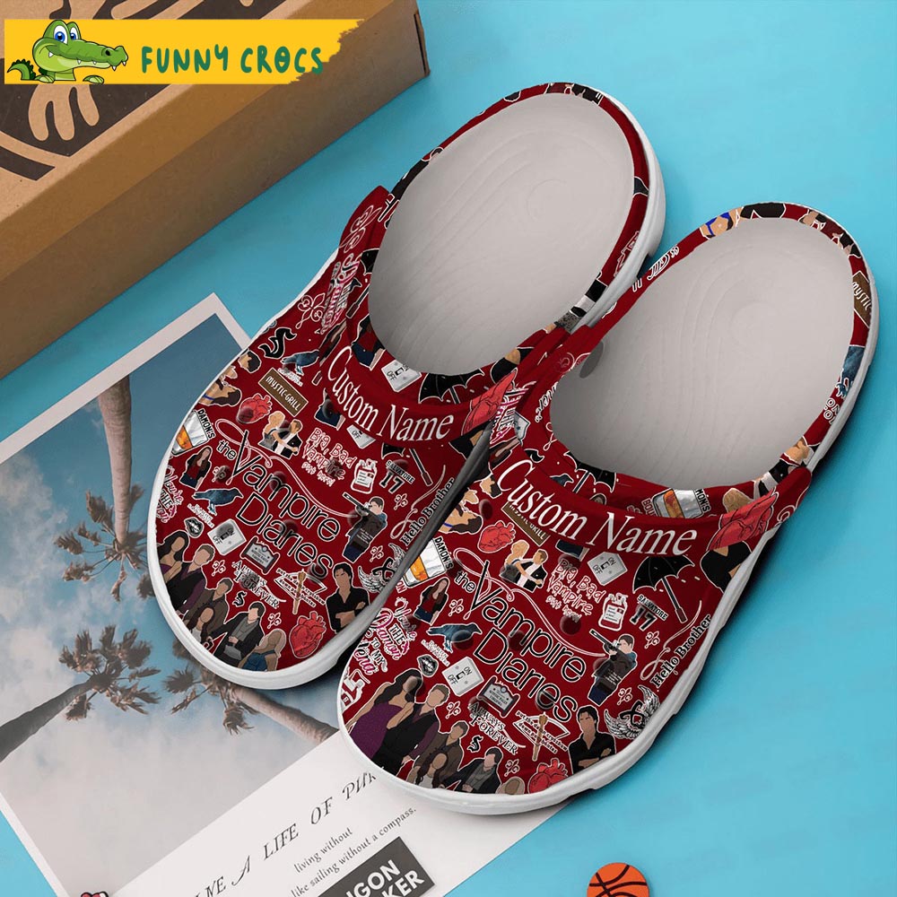 Customized The Vampire Diaries Movie Crocs Clogs - Discover Comfort And ...