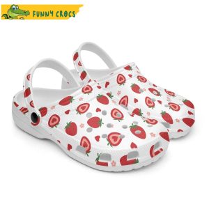 Cute Pattern Strawberry Crocs 1 2