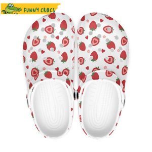 Cute Pattern Strawberry Crocs 2 2