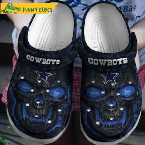 Dallas Cowboys Skull Crocs Shoes