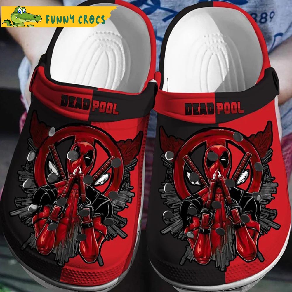 Deadpool Crocs By Funny Crocs - Discover Comfort And Style Clog Shoes ...