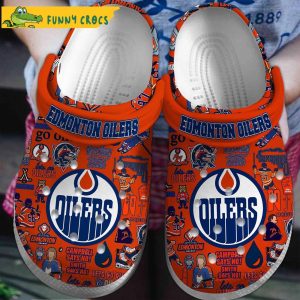 Edmonton Oilers NHL Crocs Clog Shoes 1
