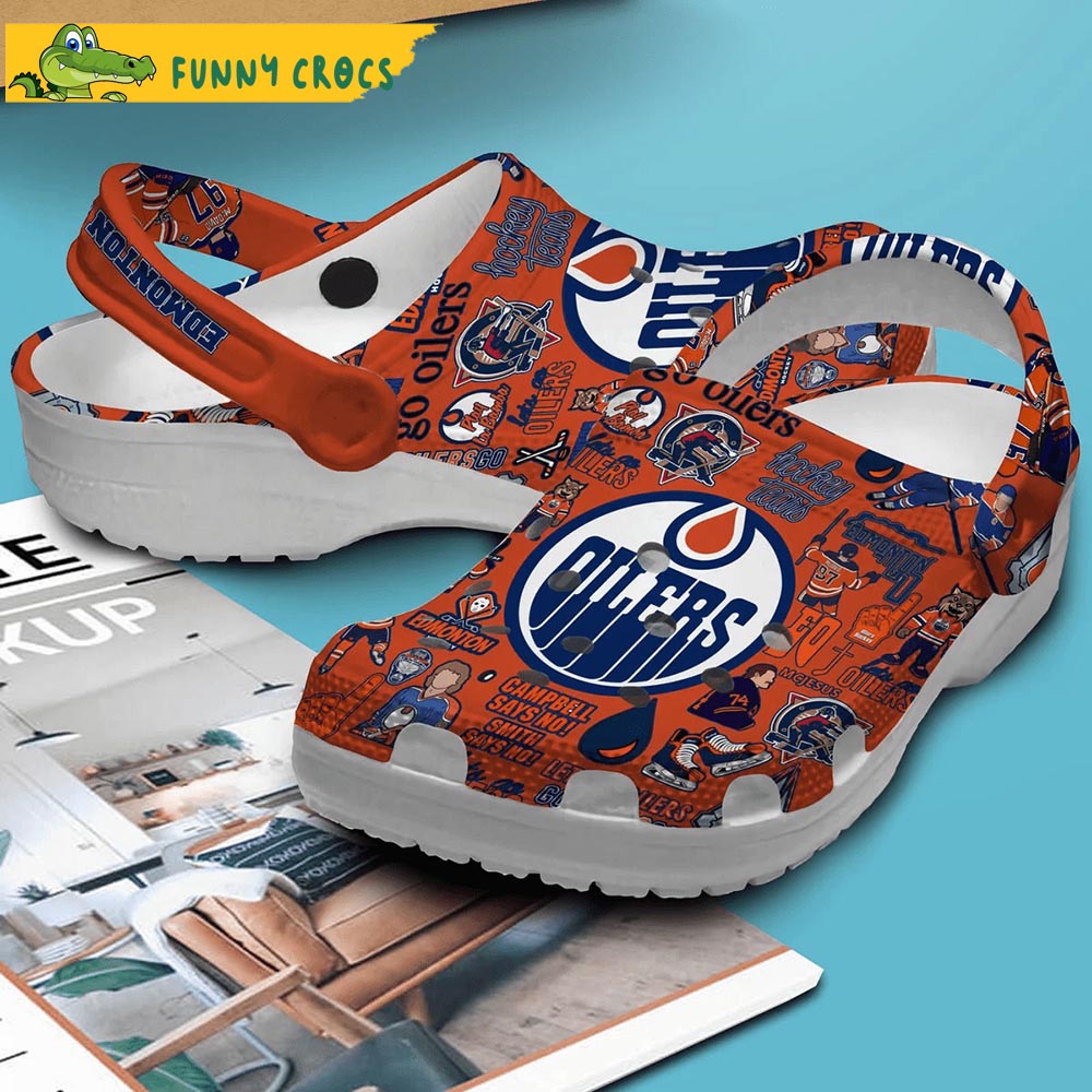 Edmonton Oilers NHL Crocs Clog Shoes