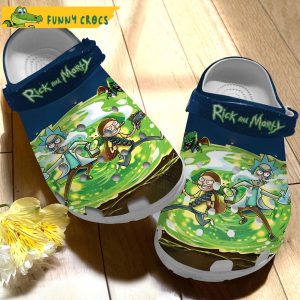 Fight With Rick And Morty Crocs Slippers 3