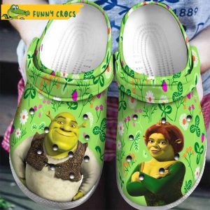 Fiona And Shrek Crocs Clog Shoes