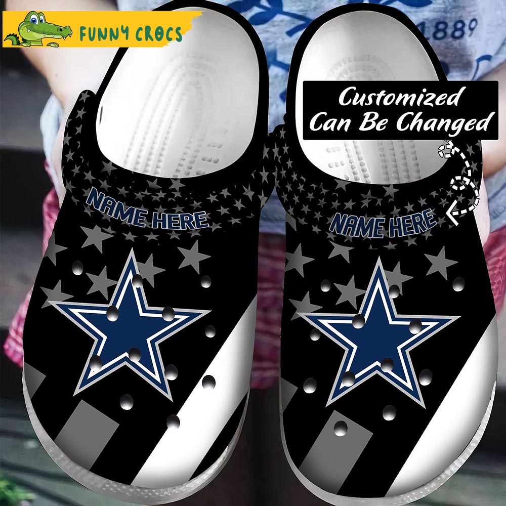 Custom Football Dallas Cowboys Crocs Clog Shoes