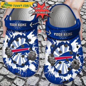 Football Personalized Buffalo Bills Hands Ripping NFL Crocs
