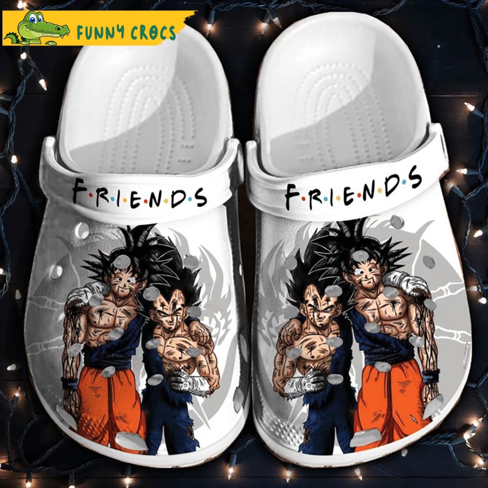 Friends Goku and Vegeta Dragon Ball Z Crocs Slippers