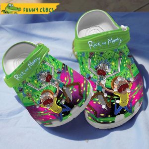 Frighten Rick And Morty Crocs Slippers