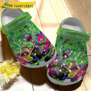 Frighten Rick And Morty Crocs Slippers 3
