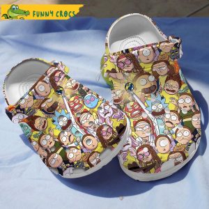 Full Characters Rick And Morty Crocs Slippers 1