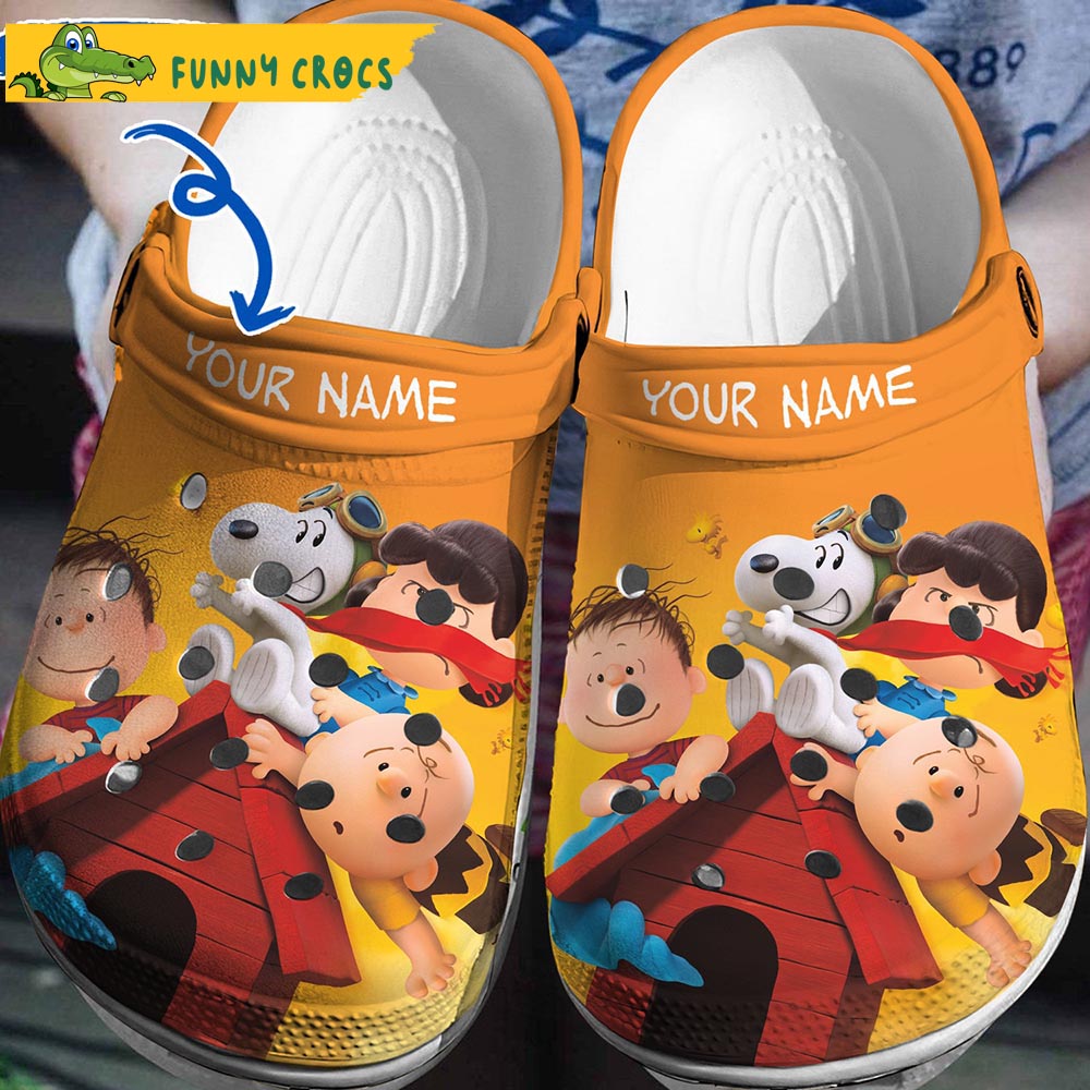Funny Snoopy And Friends Crocs Clog Shoes