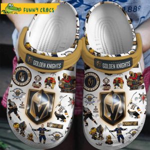 Funny Vegas Golden Knights NHL Crocs Clog Shoes 1