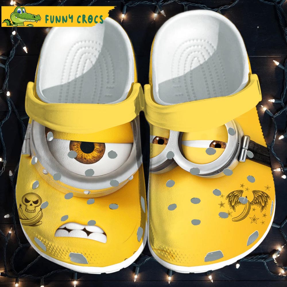 Funny Yellow Minion Crocs Slippers - Discover Comfort And Style Clog ...