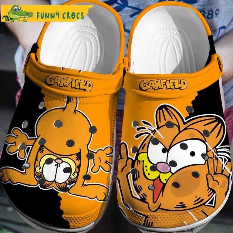 Garfield Crocs - Discover Comfort And Style Clog Shoes With Funny Crocs