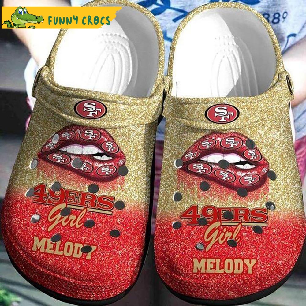 Girl Melody 49ers Crocs Clog Shoes